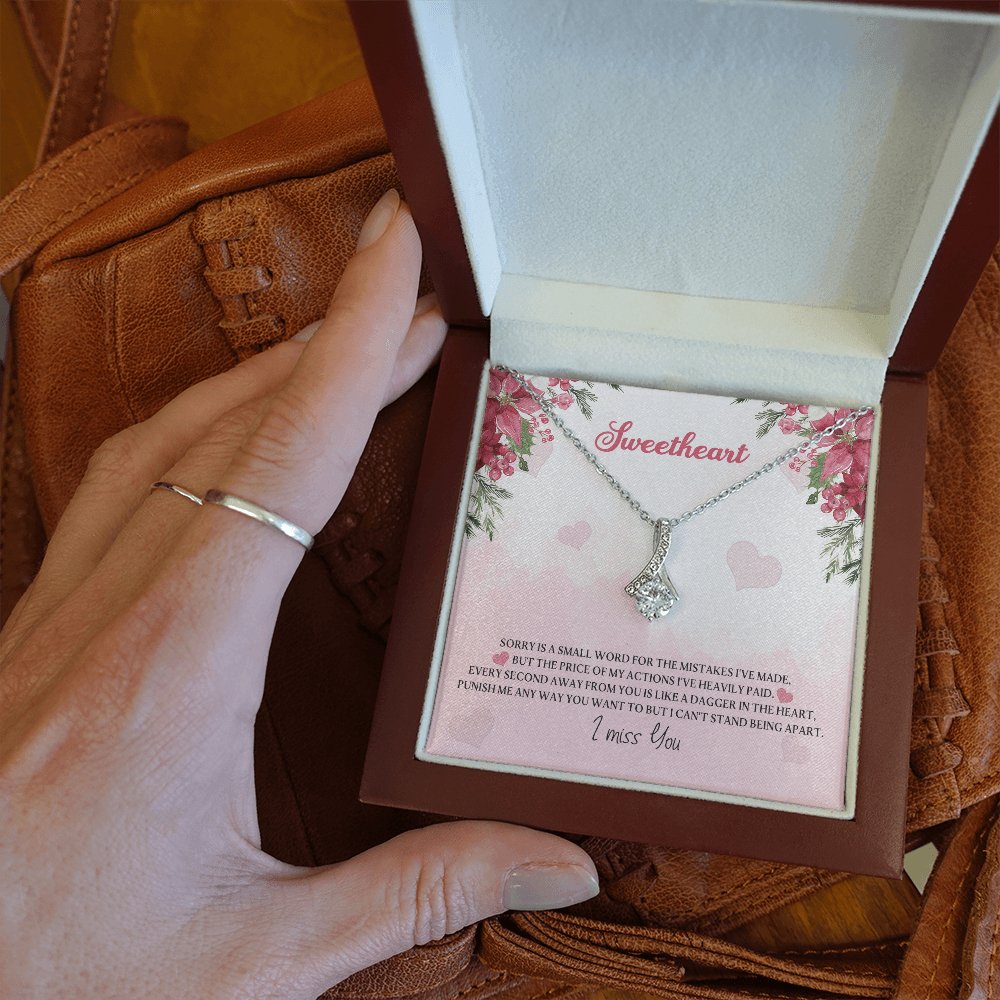 Apology Gift For Her - Like A Dagger - Sparkling Radiance Necklace - Celeste Jewel