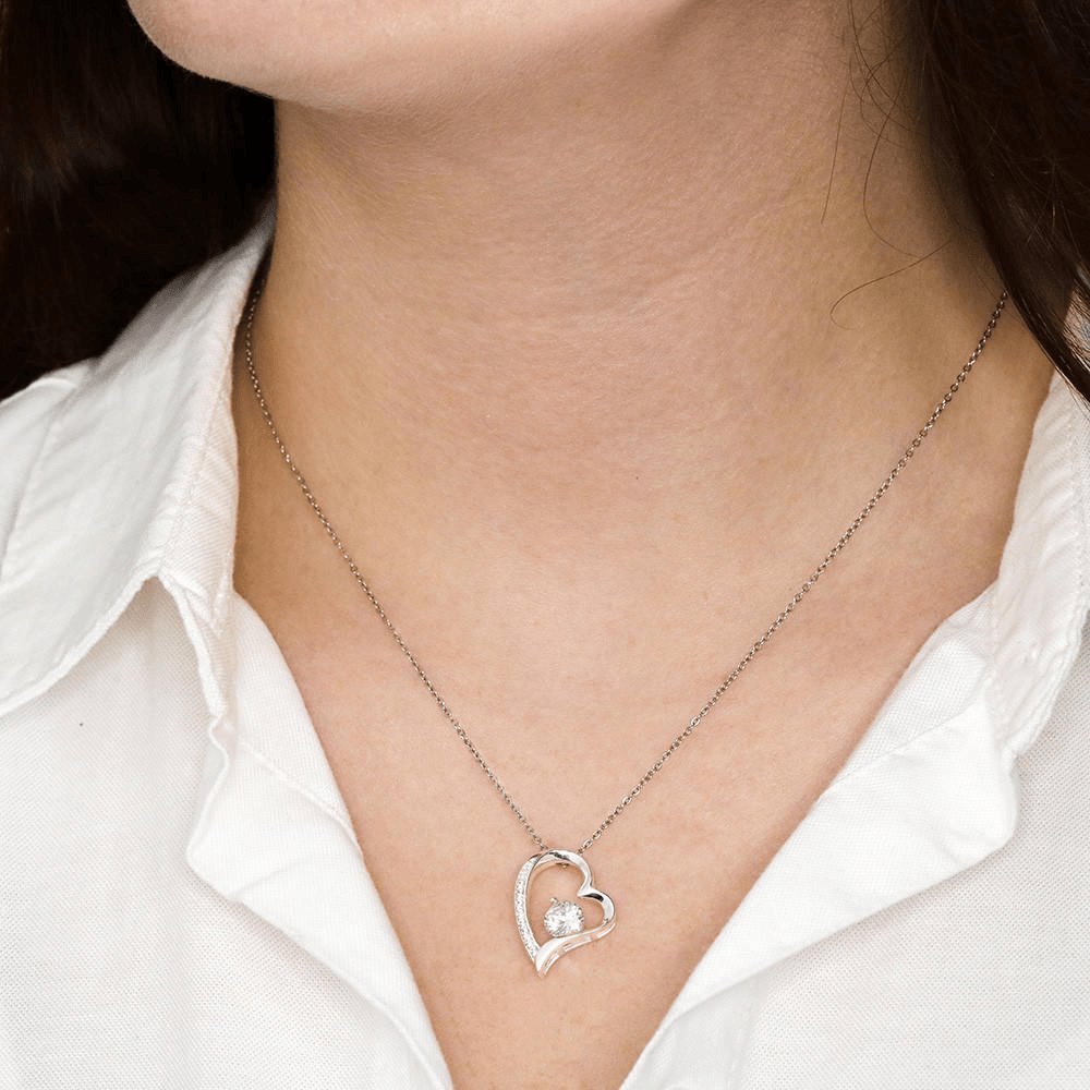 Because Of Your Belief In Me Mom - Eternal Love Necklace - Celeste Jewel