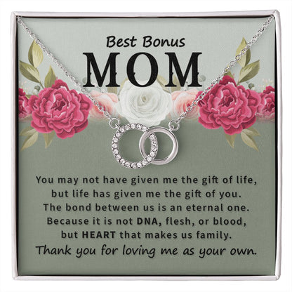 Best Bonus Mom Gift - You May Not Have - Perfect Pair Necklace - Celeste Jewel
