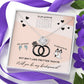 Bridesmaid - Don't Look Prettier - Love Knot Necklace - Celeste Jewel