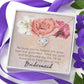Bridesmaid - Helped Me Grow - Love Knot Necklace - Celeste Jewel