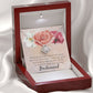 Bridesmaid - Helped Me Grow - Love Knot Necklace - Celeste Jewel