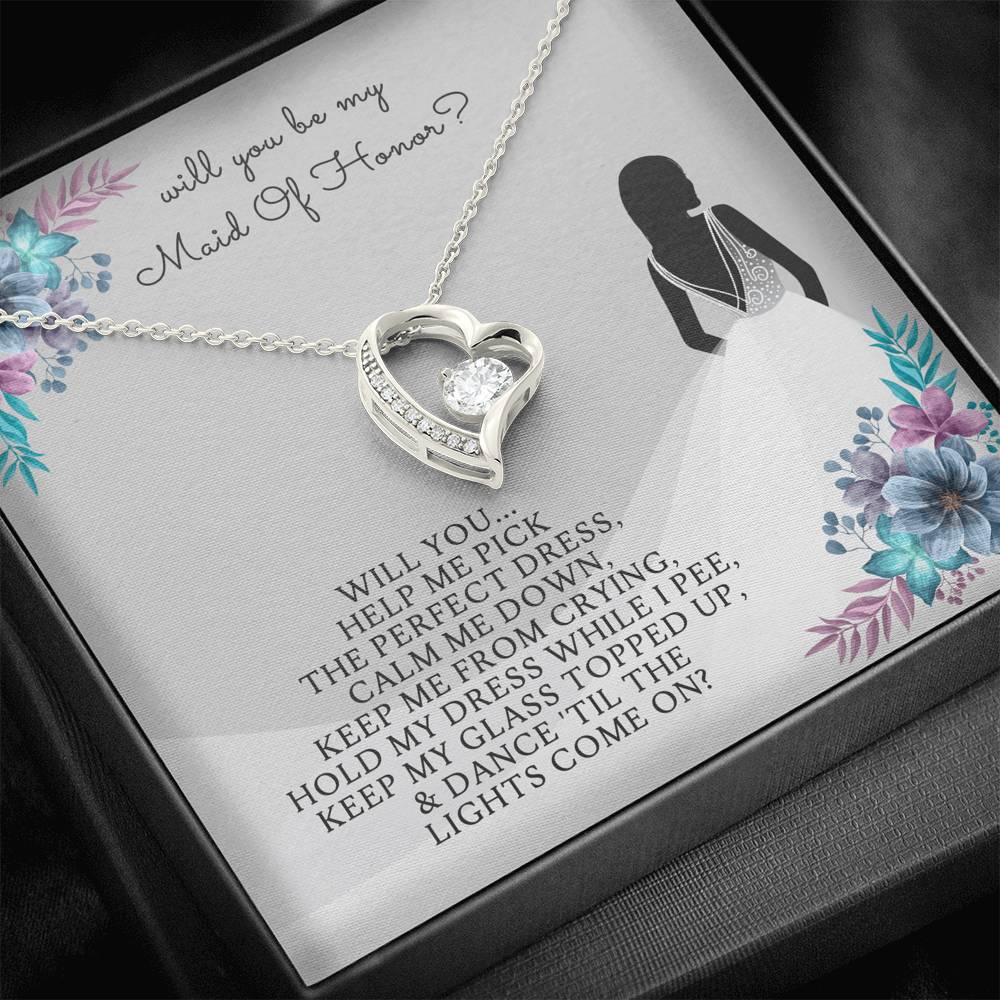 Bridesmaid - Maid Of Honor - Eternal Love Necklace - Celeste Jewel