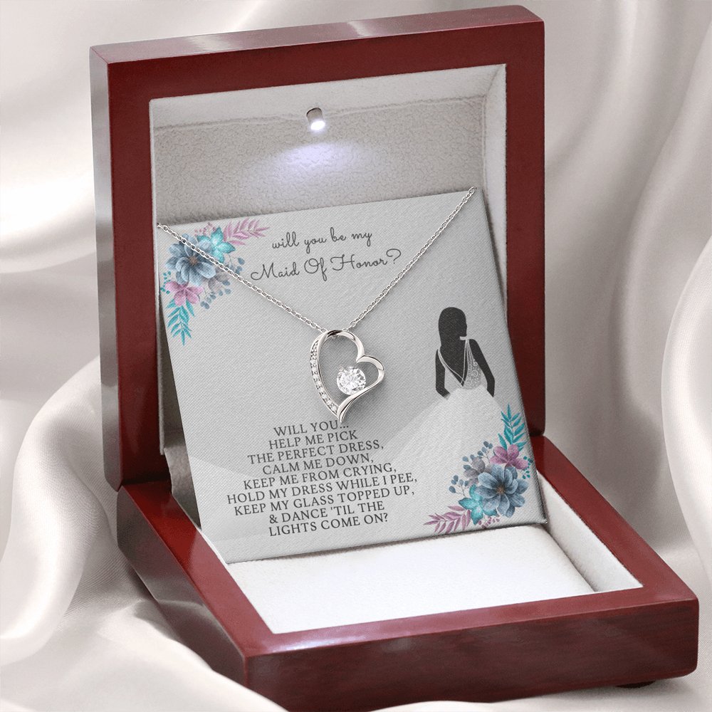 Bridesmaid - Maid Of Honor - Eternal Love Necklace - Celeste Jewel