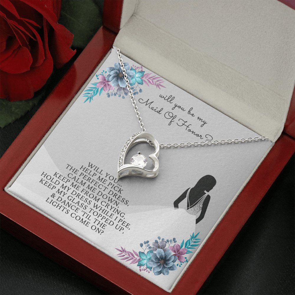 Bridesmaid - Maid Of Honor - Eternal Love Necklace - Celeste Jewel