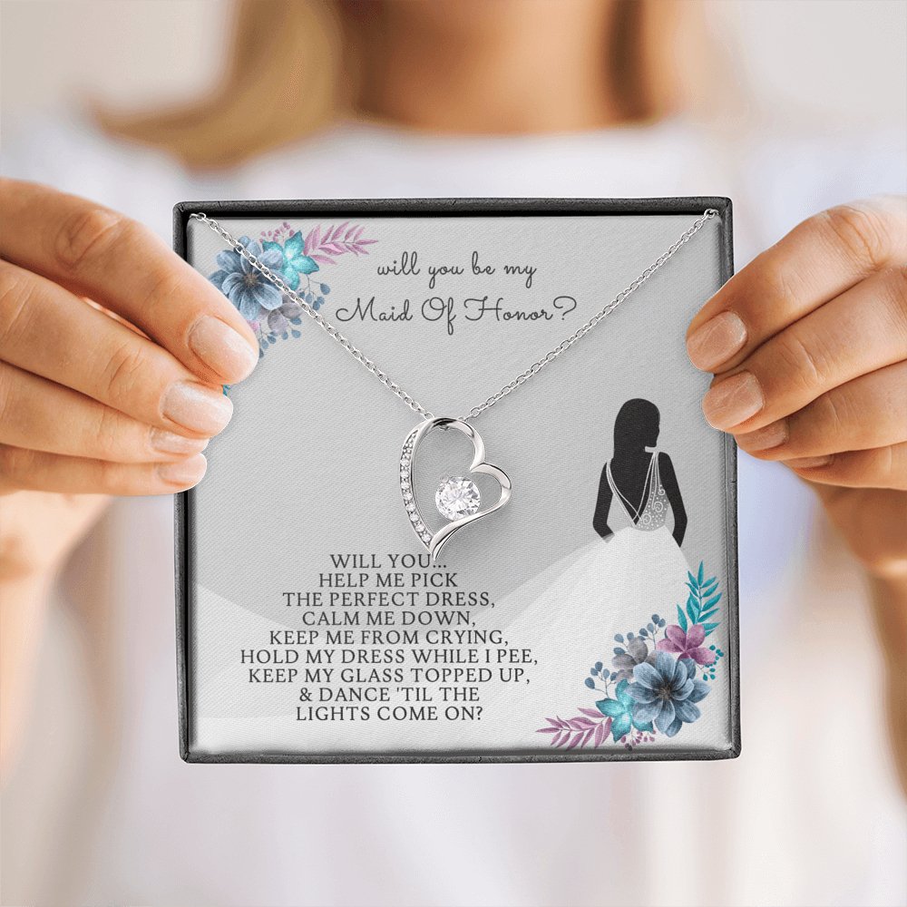 Bridesmaid - Maid Of Honor - Eternal Love Necklace - Celeste Jewel