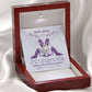 Bridesmaid - That Wasn't A Question - Love Knot Necklace - Celeste Jewel