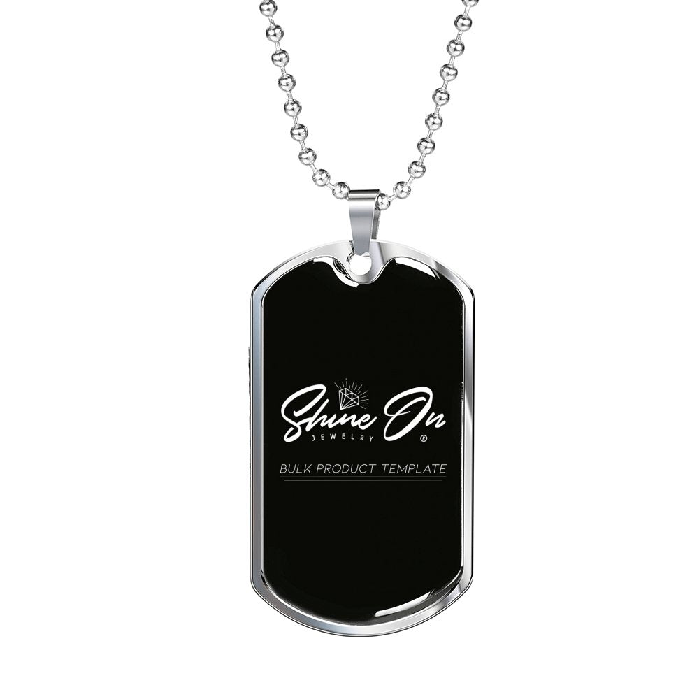 Camping - Dog Tag - Celeste Jewel