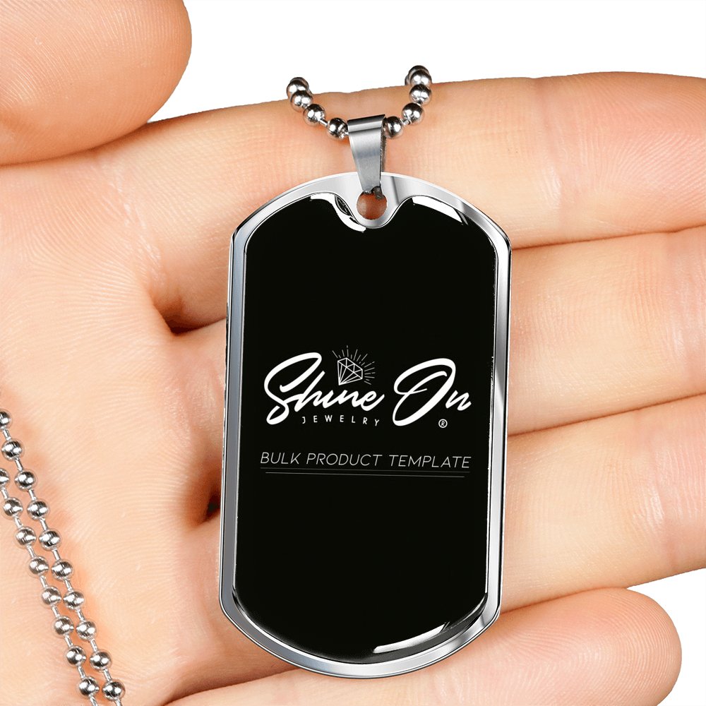 Camping - Dog Tag - Celeste Jewel