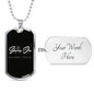 Camping - Dog Tag - Celeste Jewel