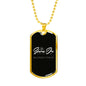 Camping - Dog Tag - Celeste Jewel