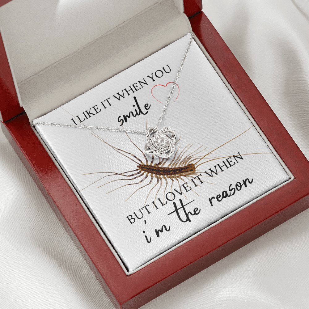 Centipede - When You Smile - Love Knot Necklace - Celeste Jewel