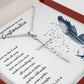 Confirmation Gift - Trust in the Lord - Faith Cross Necklace - Celeste Jewel