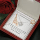 Congratulations - Hugs & Kisses - Love Knot Necklace - Celeste Jewel