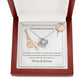 Congratulations - Hugs & Kisses - Love Knot Necklace - Celeste Jewel