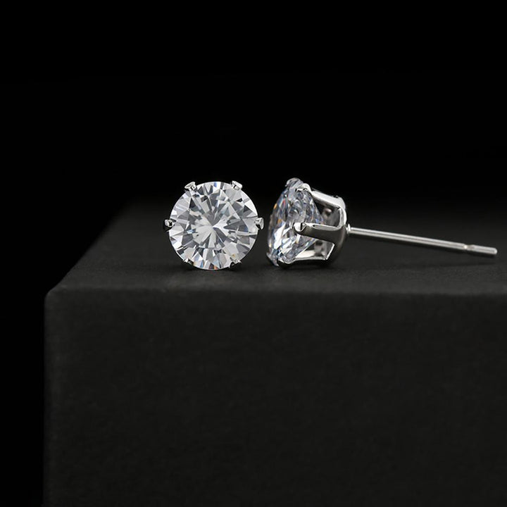 Cubic Zirconia 6mm Earrings - Celeste Jewel