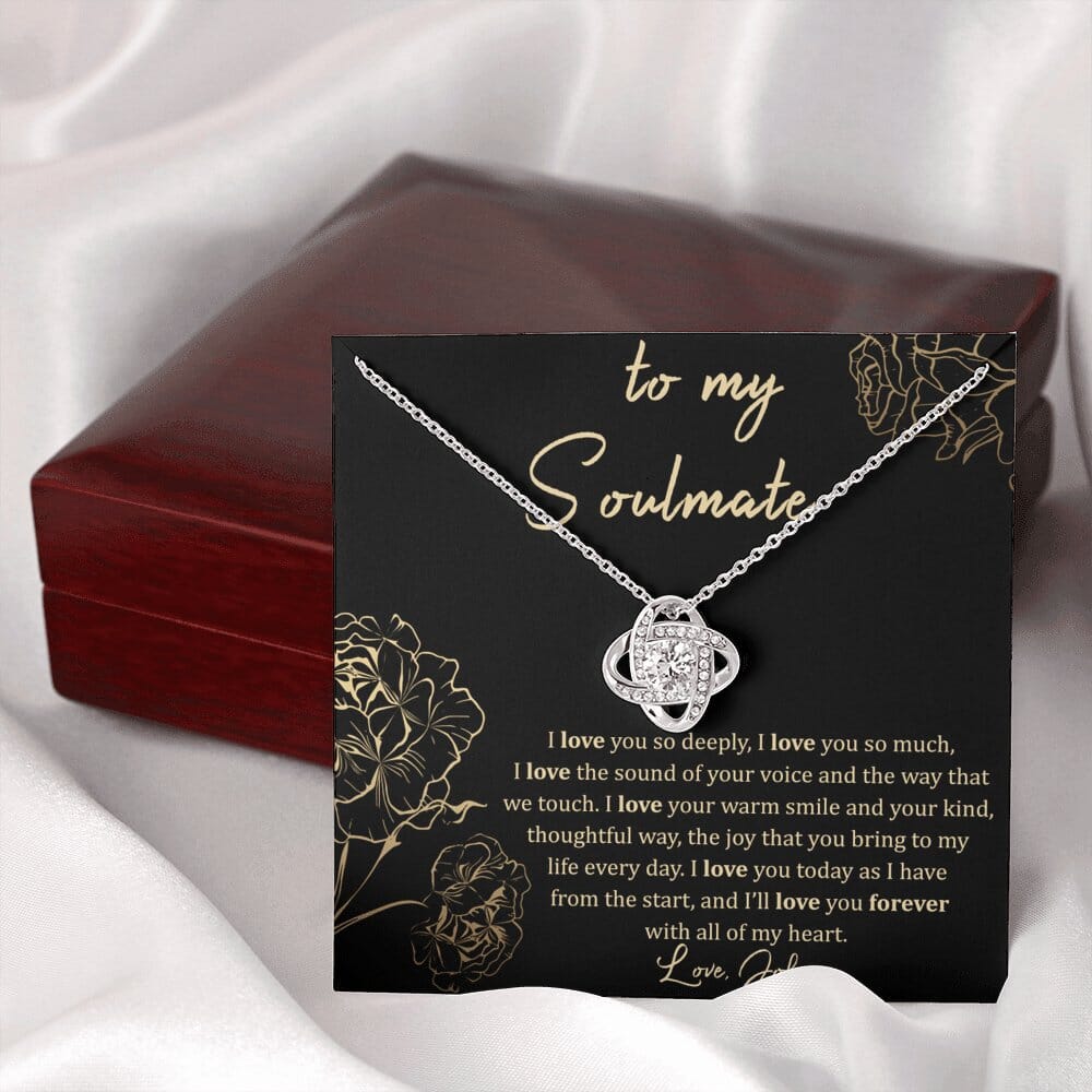 Custom Message Card - To My Soulmate - I'll Love You Forever Jewelry 