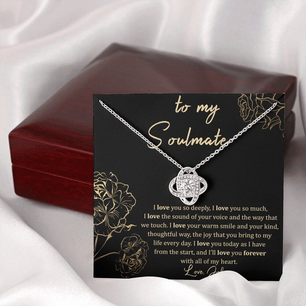 Custom Message Card - To My Soulmate - I&#39;ll Love You Forever Jewelry 