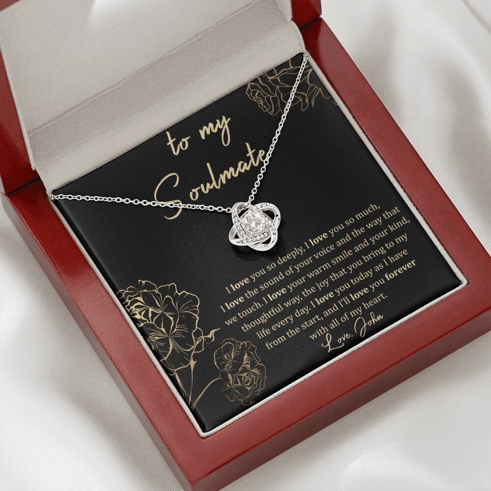 Custom Message Card - To My Soulmate - I'll Love You Forever Jewelry 