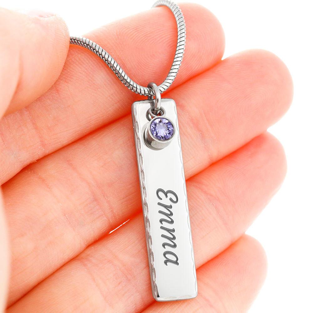 Daughter's Graduation - Live Your Dreams - Birthstone Necklace - Celeste Jewel