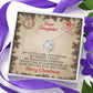 Dear Daughter Christmas Gift - My Little Girl - Love Knot Necklace - Celeste Jewel