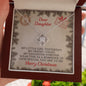 Dear Daughter Christmas Gift - My Little Girl - Love Knot Necklace - Celeste Jewel