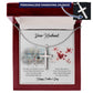 Dear Husband - Happy Father's Day Gift - Personalized Cross Necklace - Celeste Jewel