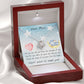 Dear Mom - Can't Wait To Meet You - Love Knot Necklace - Celeste Jewel
