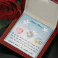 Dear Mom - Can't Wait To Meet You - Love Knot Necklace - Celeste Jewel