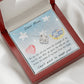 Dear Mom - Can't Wait To Meet You - Love Knot Necklace - Celeste Jewel