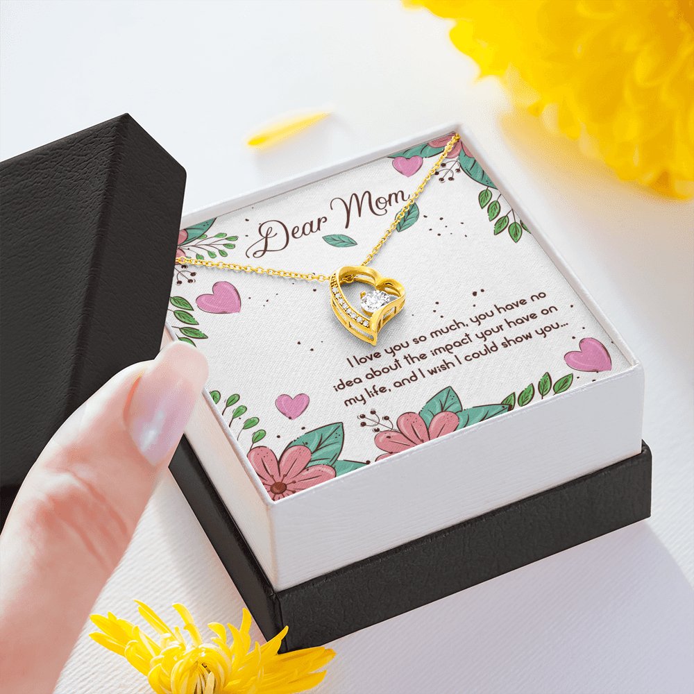 Dear Mom - I Love You So Much - Eternal Love Necklace - Celeste Jewel