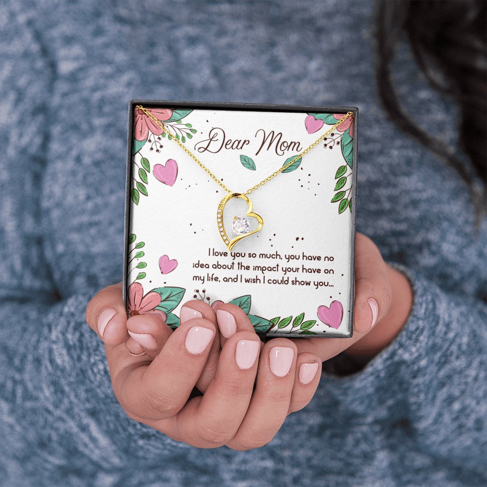 Dear Mom - I Love You So Much - Eternal Love Necklace - Celeste Jewel