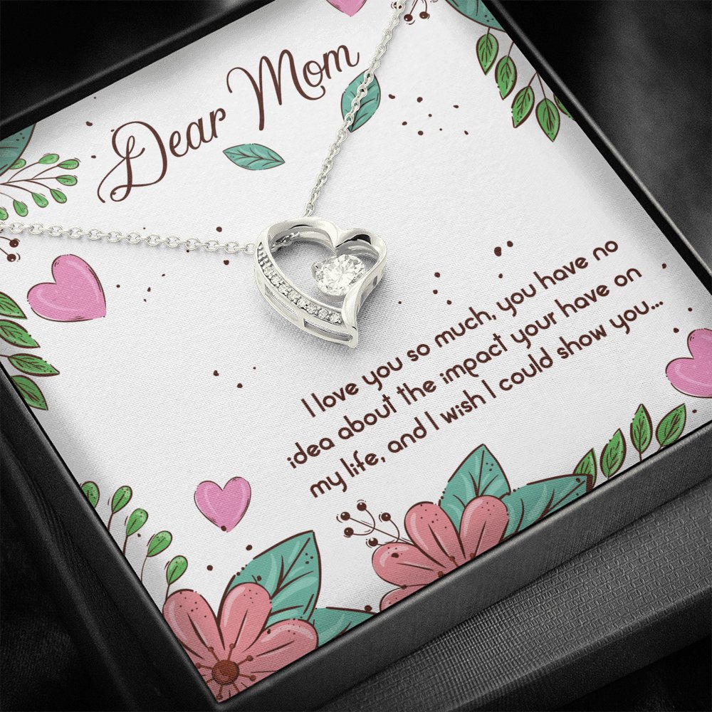Dear Mom - I Love You So Much - Eternal Love Necklace - Celeste Jewel