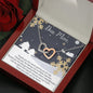 Dear Mom - Number One Fan - Interlocking Hearts Necklace - Celeste Jewel