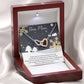 Dear Mom - Number One Fan - Interlocking Hearts Necklace - Celeste Jewel
