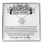 Dear Name - From The Moment I Met You - Love Knot Necklace - Celeste Jewel