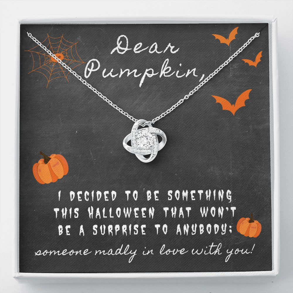 Dear Pumpkin - Something This Halloween - Love Knot Necklace - Celeste Jewel
