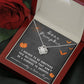 Dear Pumpkin - Something This Halloween - Love Knot Necklace - Celeste Jewel