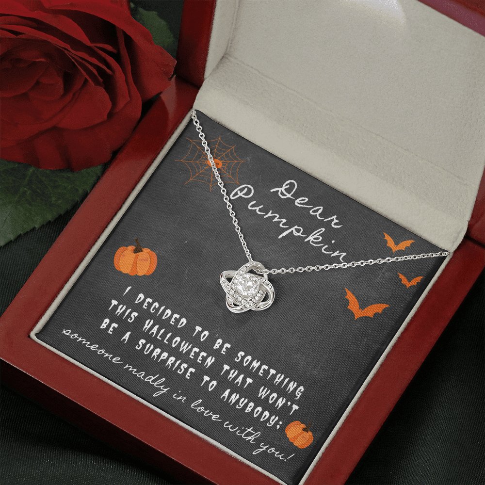 Dear Pumpkin - Something This Halloween - Love Knot Necklace - Celeste Jewel