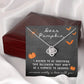 Dear Pumpkin - Something This Halloween - Love Knot Necklace - Celeste Jewel
