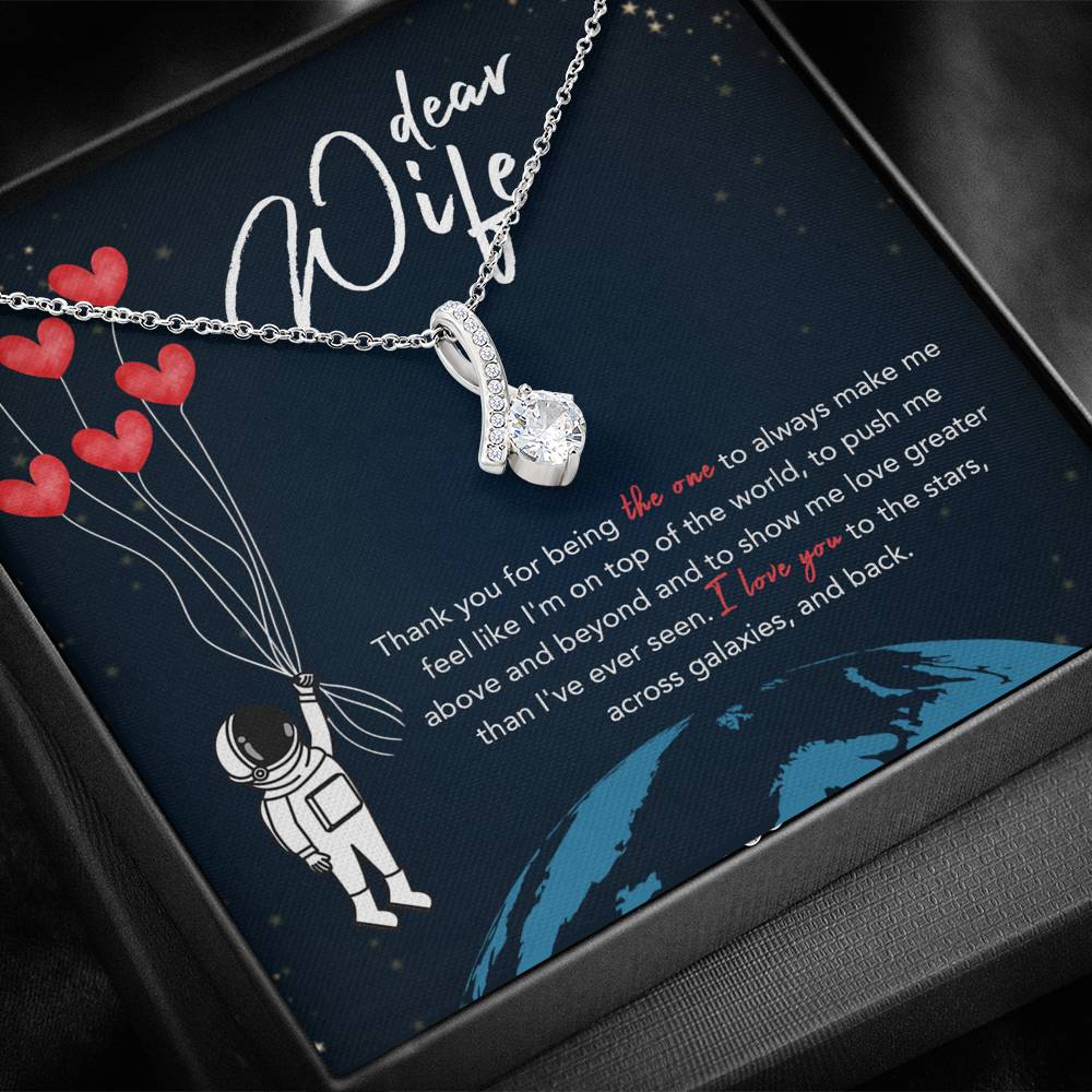 Dear Wife - Beyond The Stars - Sparkling Radiance Necklace - Celeste Jewel