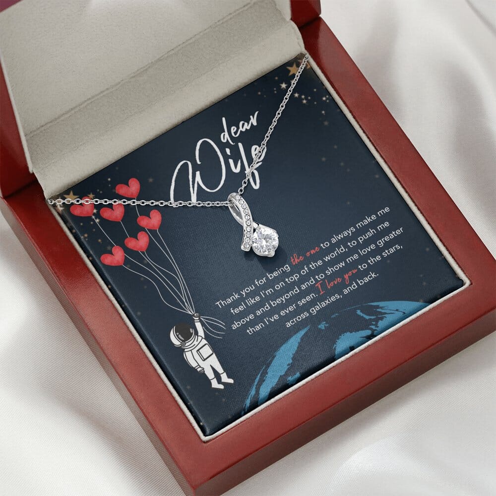Dear Wife - Beyond The Stars - Sparkling Radiance Necklace Jewelry 