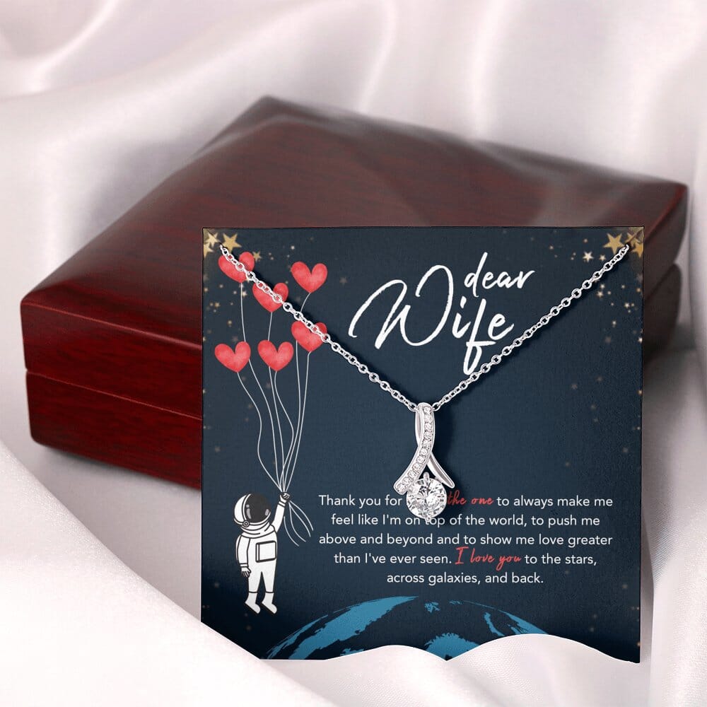 Dear Wife - Beyond The Stars - Sparkling Radiance Necklace Jewelry 
