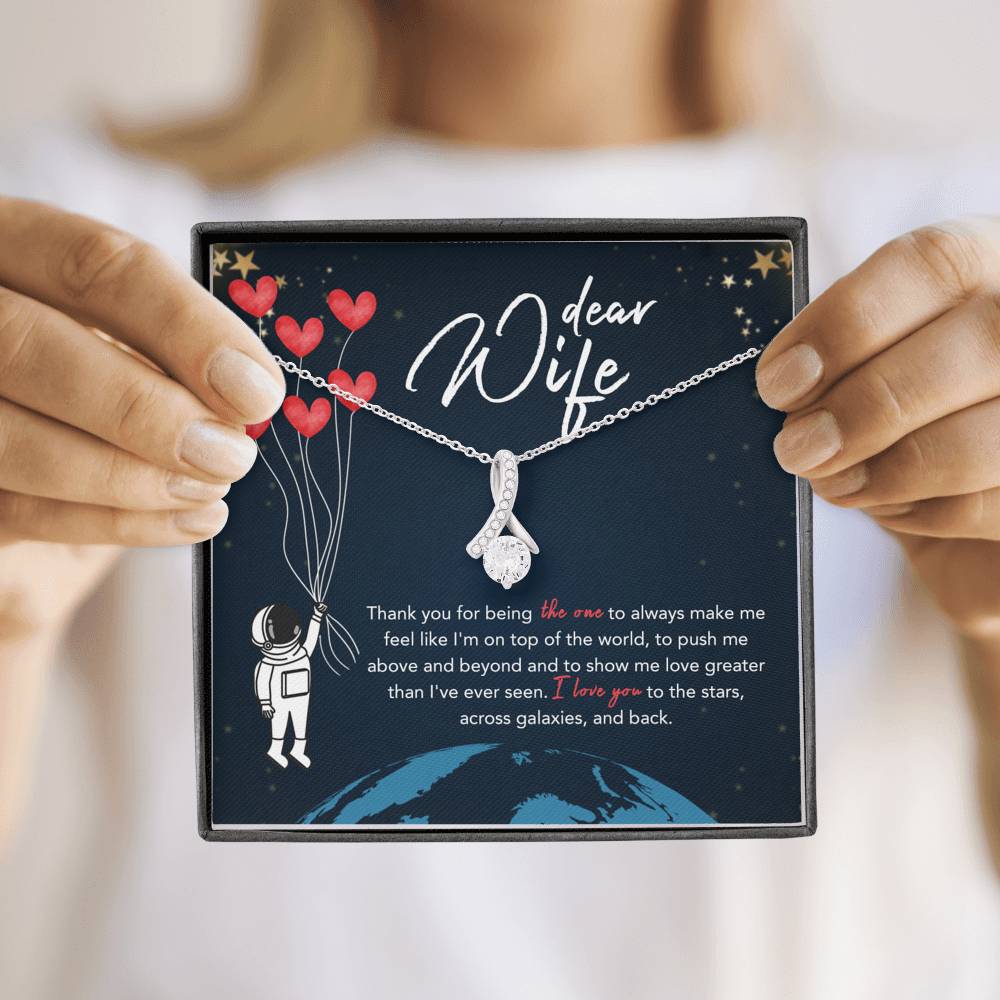 Dear Wife - Beyond The Stars - Sparkling Radiance Necklace Jewelry 