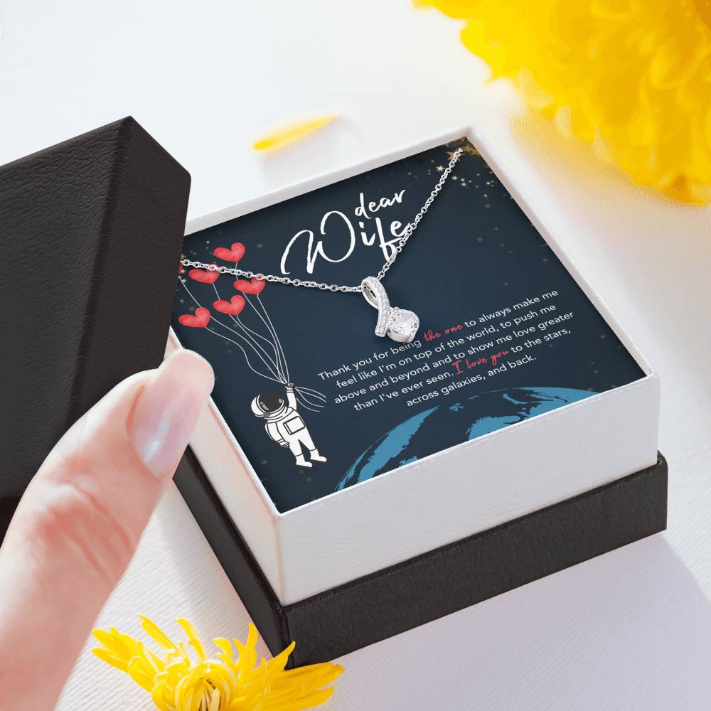 Dear Wife - Beyond The Stars - Sparkling Radiance Necklace Jewelry 
