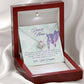 Dearest Mom - Personalized Giraffe Gift - Love Knot Necklace - Celeste Jewel