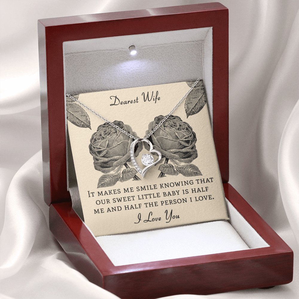 Dearest Wife - Gift For Pregnant Wife - Eternal Love Necklace - Celeste Jewel