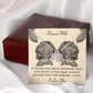 Dearest Wife - Half And Half - Love Knot Necklace - Celeste Jewel