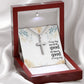 Every Day May Not Be Good - Personalized Cross Necklace - Celeste Jewel