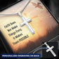 Faith Does Not Make Things Easy - Personalized Cross Necklace - Celeste Jewel